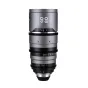 Laowa Sunlight 2X Anamorphic Zoom 40-80mm T4.5 lens in silver finish with manual focus, Arri PL mount, part of a 2-lens bundle for full-frame cinema cameras
