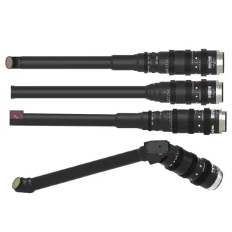 Laowa Probe Zoom 4-lens 1524mm T8 Bundle featuring interchangeable front modules for cinematic ultra-wide macro shots