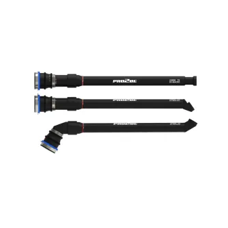 LAOWA Pro2be 24mm T8 2X Macro Probe PL lens set with three modules (0°, 35°, 90°) for cinematic and macro photography