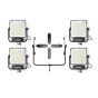 Litepanels Gemini 1x1 Hard Quad Array Light Kit (900-3731)