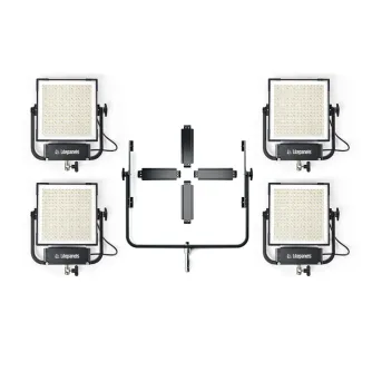 Litepanels Gemini 1x1 Hard Quad Array Light Kit (900-3731)