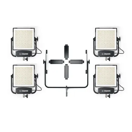 Litepanels Gemini 1x1 Hard Quad Array Light Kit (900-3731)