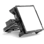 Litepanels Gemini 1x1 Soft RGBWW LED panel with white diffuser, black housing, side yoke and adjustment knob, compact cinematic lighting