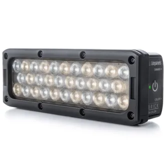 Litepanels Brick Bi-Color LED Light - High-output on-camera lighting with adjustable bi-color temperature and IP65 rating for professional video production