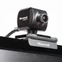 Marshall Miniature POV USB3.0 Full HD camera with adjustable focus ring and USB cable, showcasing its compact design and branding on a black surface against a plain white background.