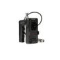Батарейный грип Nanlite BT-BG-XLR4II с эргономичной ручкой, серебряным разъемом и предупреждающей надписью, входит в комплект NANLITE FC-120C 2KIT-PT