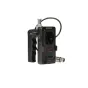 NANLITE Battery Grip BT-BG-XLR4II with 4-pin XLR connector, anti-slip design, and V-mount battery compatibility, suitable for handheld or stand mounting.