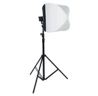 NANLITE Lantern-Softbox LT-FMM-60 sfērisks softbox uz melna statīva, nodrošinot vienmērīgu, mīkstu un omnidirektīvu apgaismojumu NANLITE Forza 60/60B LED gaismāmNANLITE Lantern-Softbox LT-FMM-60 sfērisks softbox uz melna statīva, nodrošinot vienmērīgu, mīkstu un omnidirektīvu apgaismojumu NANLITE Forza 60/60B LED gaismām