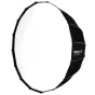 NANLITE Easy-Up Parabolic Soft Box SB-PR-120-Q with Bowens mount, 120cm diameter, and silver lining for studio lighting