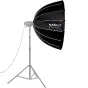 NANLITE Easy-Up Parabolic Soft Box SB-PR-120-Q ar Bowens montāžu profesionālai fotogrāfijas apgaismošanai