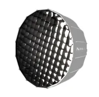 NANLITE EC-PR90 Eggcrate для Para 90 Softbox - Снижает рассеивание света и улучшает направленность с черным решетчатым узоромNANLITE EC-PR90 Eggcrate для Para 90 Softbox - Снижает рассеивание света и улучшает направленность с черным решетчатым узором