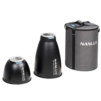 NANLUX Reflector Set with 30° and 60° Reflectors for Evoke 2400B - Enhancing beam uniformity and output with NL mount installation