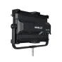 NANLUX Dyno 650C RGBWW LED Soft Panel Light with flight case, front control panel, and mounting bracket
