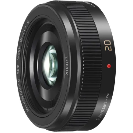 Panasonic Premium Panasonic Lumix G 20mm F1.7 II lens (H-H020AE-K)