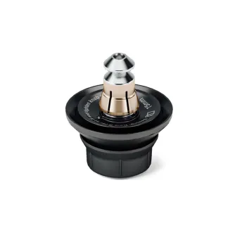 Sachtler aktiv bowl connector 75 mm V2, black circular base with metallic stem, single component for connecting SpeedSwap heads to 75 mm bowl tripods