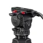 Sachtler FSB 8 Mk II Fluid Head ar precīzu vilkmi un kontrabalansu, nodrošinot gludas kameras kustības