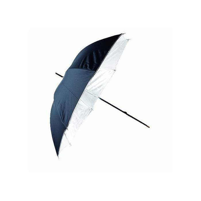 Foto lietussargi - Linkstar PUK-84WB lietussargs atstarojošs melns/balts 84cm - ātri pasūtīt no ražotāja