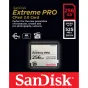 SanDisk Extreme PRO 256GB CFast 2.0 memory card with up to 525MB/s read and 450MB/s write speeds, ideal for professional 4K video and high-performance photography
