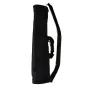 Black carrying bag for Second Wave Model 13 Teleprompter Tripod with zip closure and adjustable shoulder strap