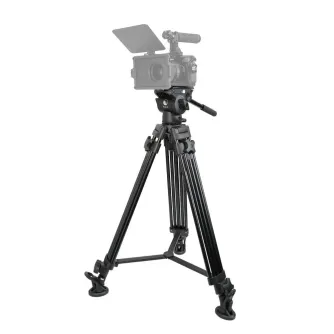 Professional 8kg Teleprompter Tripod Set with Smooth Dolly Movement for Small to Medium Cameras