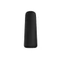 Black Sennheiser MZW 8018 foam windshield, cylindrical shape, designed for MKH 8018 microphone, reduces wind noise