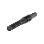 Sennheiser MKH 8018 shotgun microphone with ribbed black grille and transparent protective cover, isolated on a white background, part of the MKH 8000 series