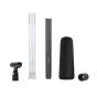 Sennheiser MKH 8018 shotgun microphone kit with transport tube, windshield, adapter, and cap