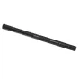 Sennheiser MKH 418 S Microphone with interference tube pattern, XLR connector, and matte black finish for professional audio recording