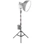 Shape ATR14 Aluminum Triple Riser Stand with adjustable height and light diffuser for photography and videography.