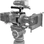 Shape Sony FX9 Camera Cage with top handle, aluminum construction providing protection and multiple mounting points for accessories on the Sony FX9.