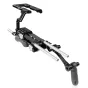 Shape FX9 camera cage baseplate with handle, rear insert plate, and adjustable rods for Sony FX9 support and accessory mounting