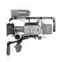 Complete Shape Sony FX9 camera cage with modular top handle, follow focus, matte box, and shoulder baseplate for professional cinematography