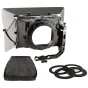 Complete Blackmagic Pocket Cinema 4K/6K shoulder rig kit with CNC aluminum cage, matte box, follow focus, and accessories
