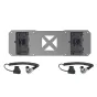 Shape Dual V-Mount Battery Adapter Plate with 25cm Cables for Atomos Sumo Monitor - P-Tap to 4-pin XLR Female Connector