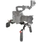 Shape Canon C200 Shoulder Mount C200SM с 15‑мм стержневой системой, быстрорегулируемыми ручками, мягкой плечевой поддержкой и CNC алюминиевой конструкцией для стабильной и комфортной съемки.