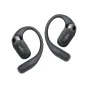 Black Shokz OpenFit 2+ open-ear headphones featuring DualBoost™ technology and ergonomic design