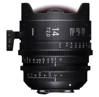 Sigma FF High Speed Prime 14mm T2 E-Mount lens for professional cinematography with 6K-8K resolution, dust-proof design, and compact metal bodySigma FF High Speed Prime 14mm T2 E-Mount lens for professional cinematography with 6K-8K resolution, dust-proof design, and compact metal body