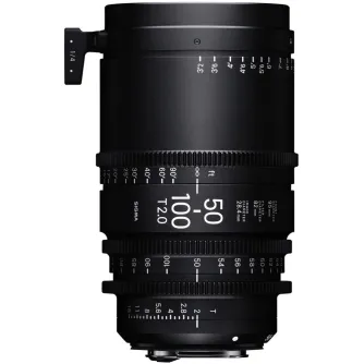Объектив Sigma High Speed Zoom 50-100mm T2 EF-Mount с постоянным отверстием диафрагмы T2, компактным дизайном и пылезащитным корпусом для профессионального кинематографа