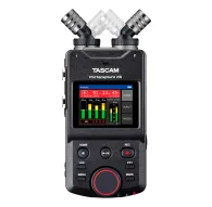 Tascam Portacapture X6 High-Resolution Multi-Track Recorder with adjustable condenser microphones and a 2.4-inch color touchscreenTascam Portacapture X6 High-Resolution Multi-Track Recorder with adjustable condenser microphones and a 2.4-inch color touchscreen