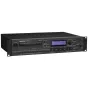 Tascam CD-6010 rack-mount professional CD player front panel with illuminated LCD display showing track 16 and control knobs