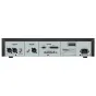Задняя панель профессионального 2U-распределительного CD-плеера Tascam CD-6010 с балансированными XLR аналоговыми выходами, небалансированными RCA разъемами, цифровыми SPDIF и AES/EBU выходами, портами RS-232C и параллельного уп