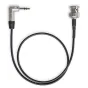 Tentacle Sync Cable - Tentacle to BNC (C06) - 40cm bidirectional cable with right-angled 3.5mm mini-TRS connector and BNC connector for precise timecode synchronization