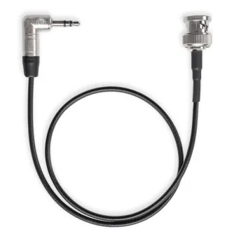 Tentacle Sync Cable - Tentacle to BNC (C06) - 40cm bidirectional cable with right-angled 3.5mm mini-TRS connector and BNC connector for precise timecode synchronization