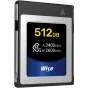 Wise CFexpress 4.0 Type B 512GB memory card with 3400MB/s read and 2600MB/s write speeds for 8K RAW photography