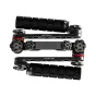 Wooden Camera 15mm LWS Handgrip Kit components – foldable 6" aluminum handgrips with knurled knobs and red identification rings for comfortable handheld shooting.