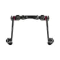 Wooden Camera 15mm Studio Handgrip Kit with 6-inch extensions, ODI BMX-style handgrips, and color rings for camera identification