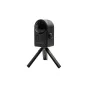 XGRIDS PortalCam Camera 3D Premium Kit, black handheld camera on tripod, featuring a large spherical sensor, two fisheye lenses, and two front-facing cameras.