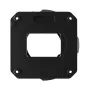 Адаптер Z-CAM M Mount для камер Z-Cam E2 Flagship Series, черный металлический квадрат с центральным прямоугольным вырезом и четырьмя крепежными отверстиями, вид сверху