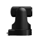 Rear view of Z-CAM P2-R1N PTZ camera, black housing with mounting base, NDI HX3 enabled, 4K Ultra HD PTZ video camera