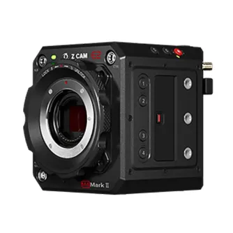 Z-CAM E2-M4 Mark II 4K Cinema Camera with Micro Four Thirds mount, ProRes RAW support, and advanced connectivity for professional video production